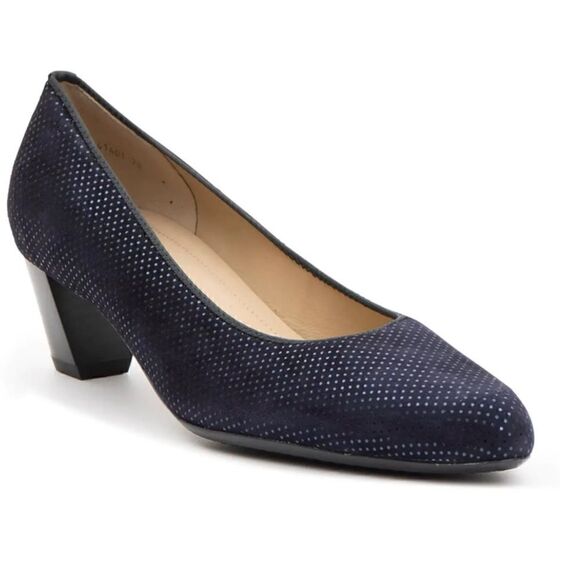 Ara Kelly Shoes in Midnight Blue Puntikid Size 8 New No Box - Picture 1 of 9